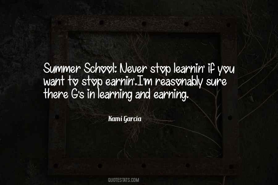 Quotes About Learning In School #59644