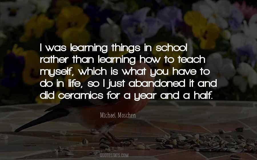 Quotes About Learning In School #68924