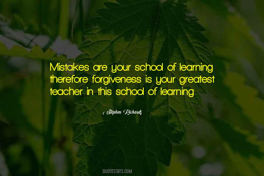Quotes About Learning In School #990975