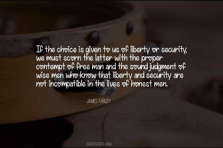 Quotes About Liberty And Security #18777