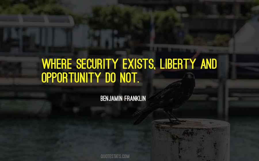 Quotes About Liberty And Security #913952