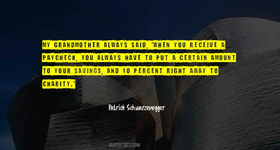 Quotes About Savings #1738574
