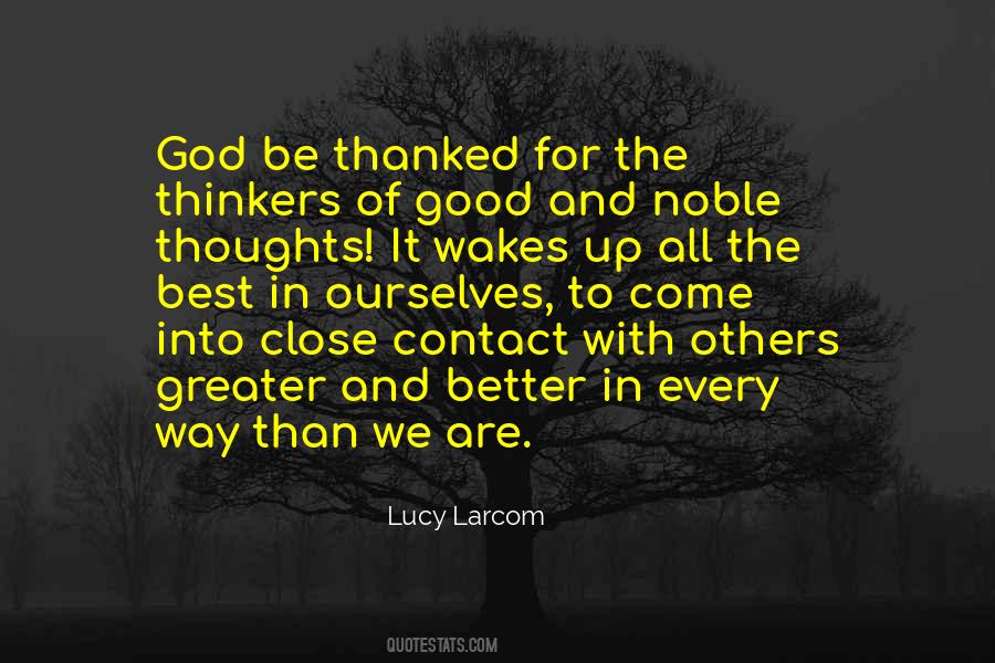 Thanked God Quotes #820961