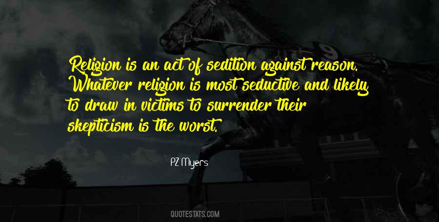 Quotes About Sedition #1657237