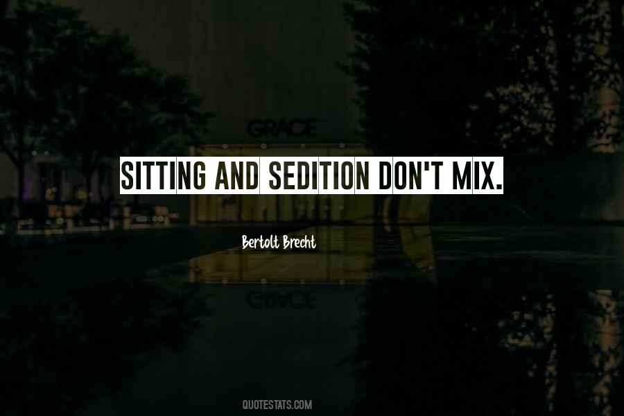 Quotes About Sedition #399424