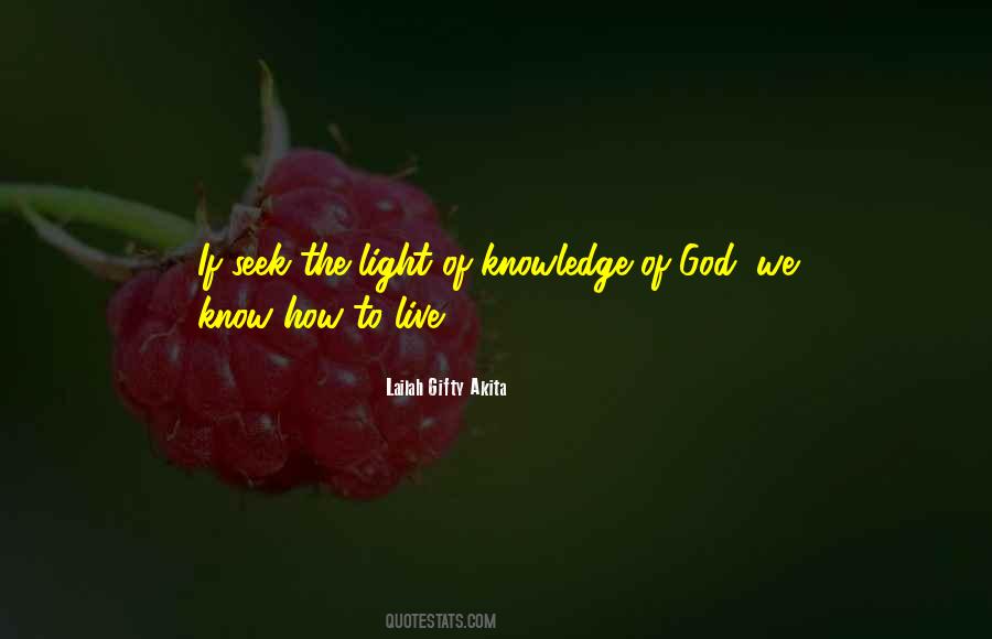 Seek Light Quotes #1572606