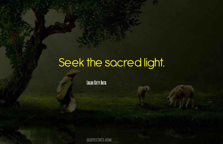 Seek Light Quotes #289674