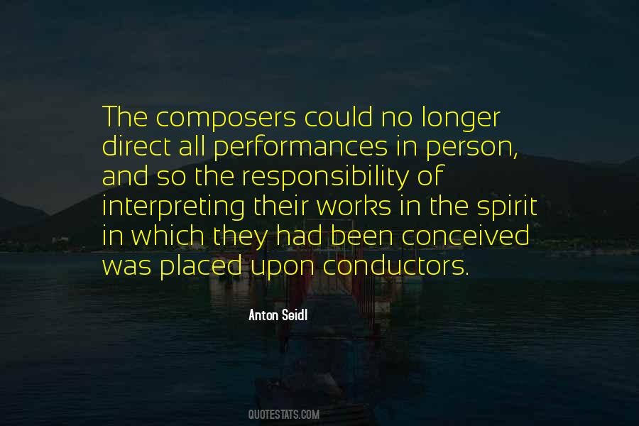 Quotes About Conductors #1405576