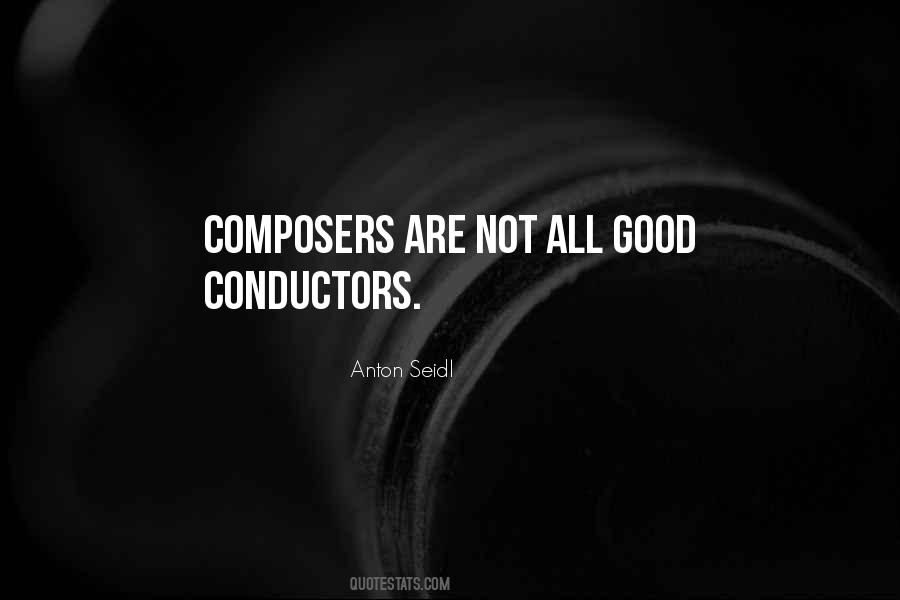 Quotes About Conductors #905359