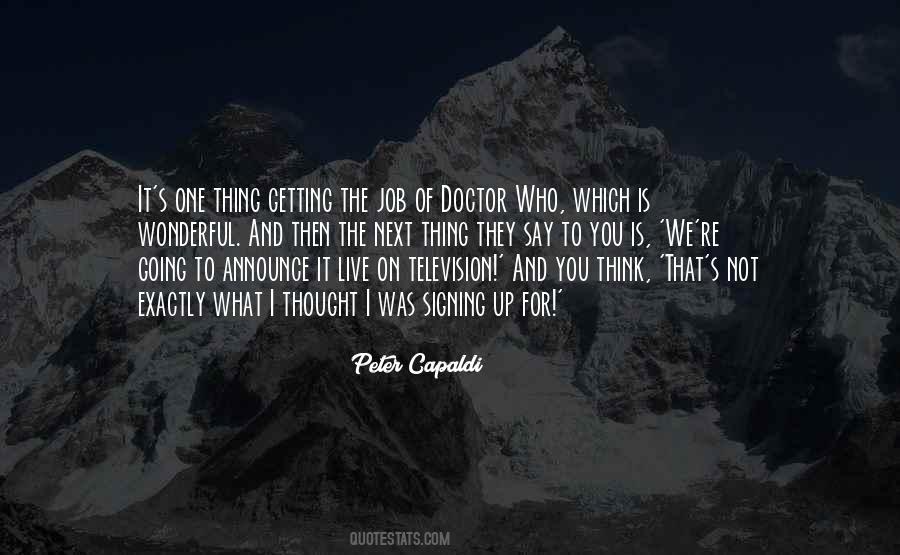 Capaldi Doctor Who Quotes #853807