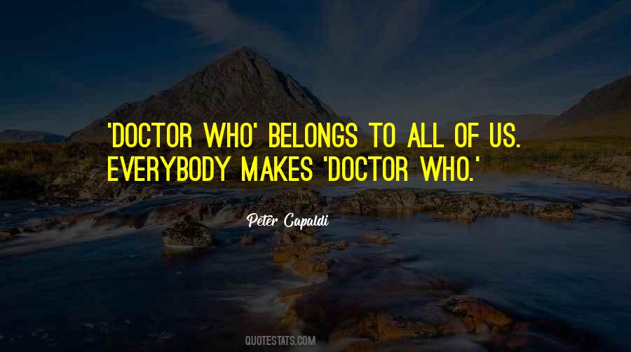 Capaldi Doctor Who Quotes #881860