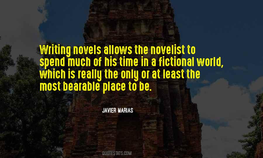 Quotes About Writing Novels #1061902