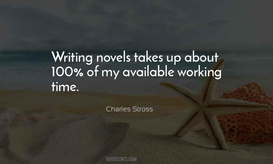 Quotes About Writing Novels #1296487