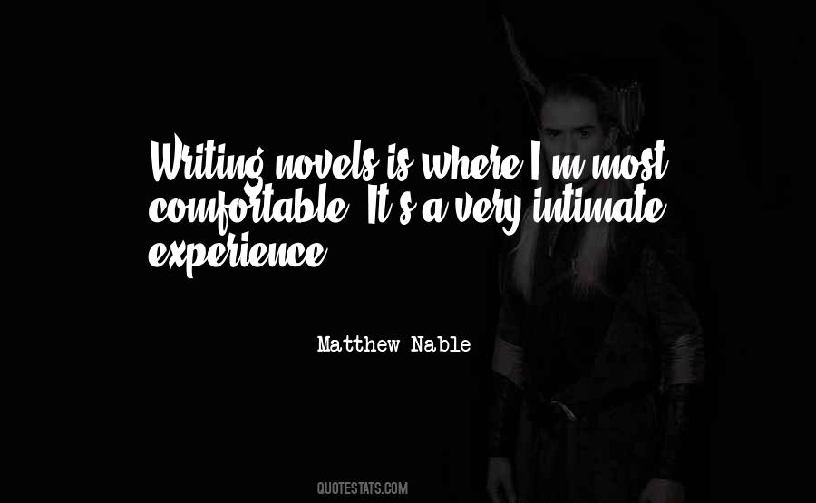 Quotes About Writing Novels #1818851