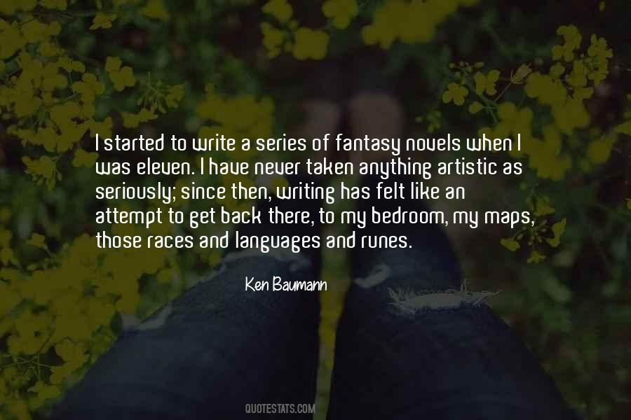 Quotes About Writing Novels #7189