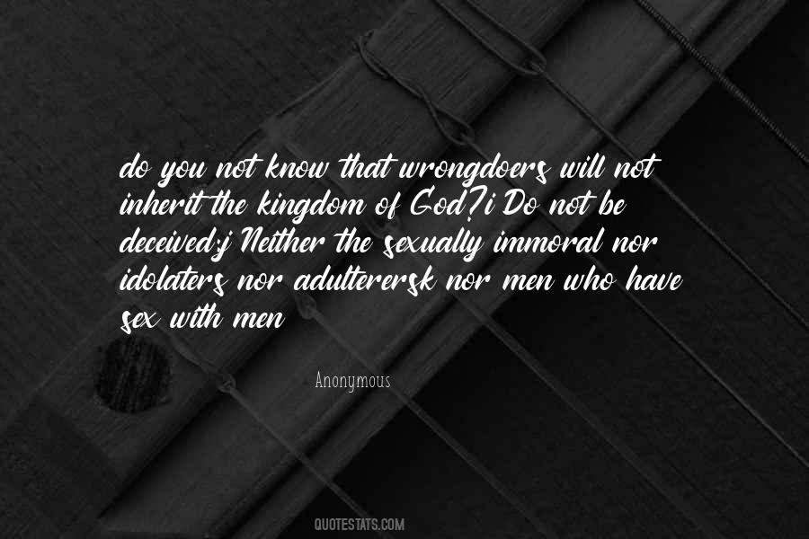 Quotes About Wrongdoers #117455