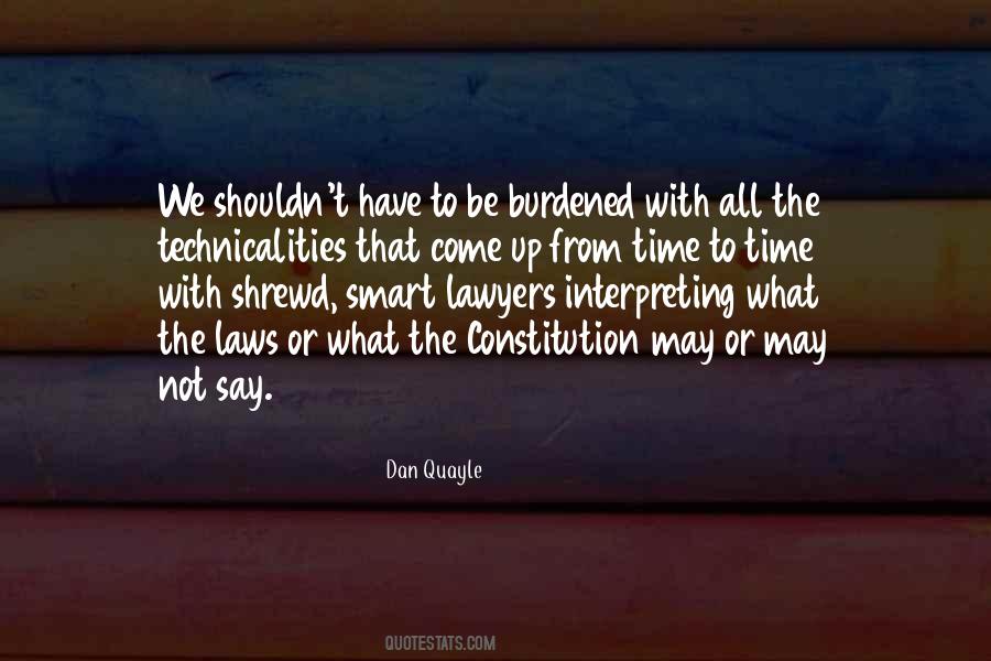 Quotes About Interpreting The Constitution #1859989