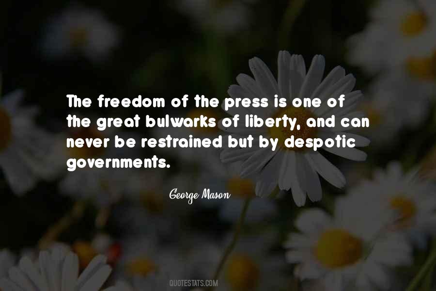 Despotic Government Quotes #584732
