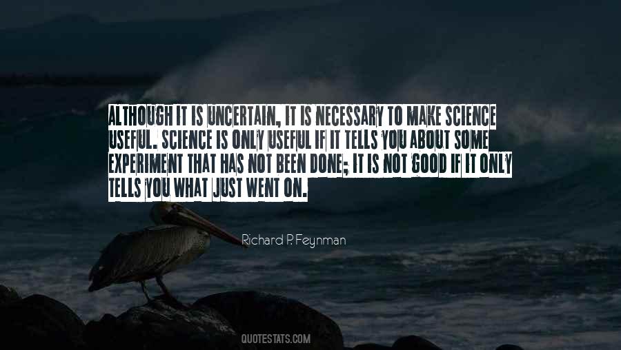 Quotes About Science Experiments #1123640