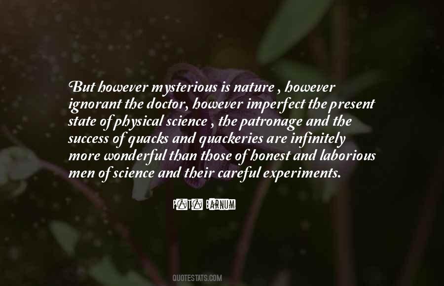 Quotes About Science Experiments #1309648
