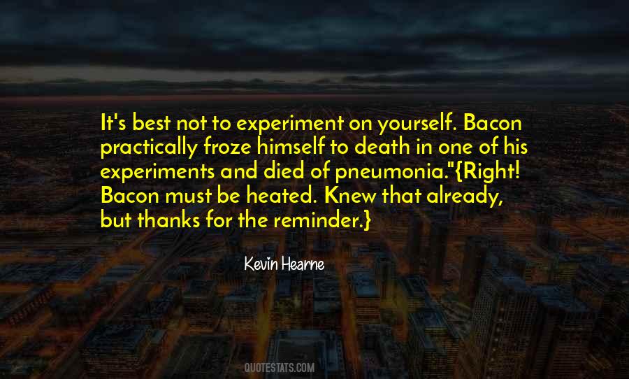 Quotes About Science Experiments #152707