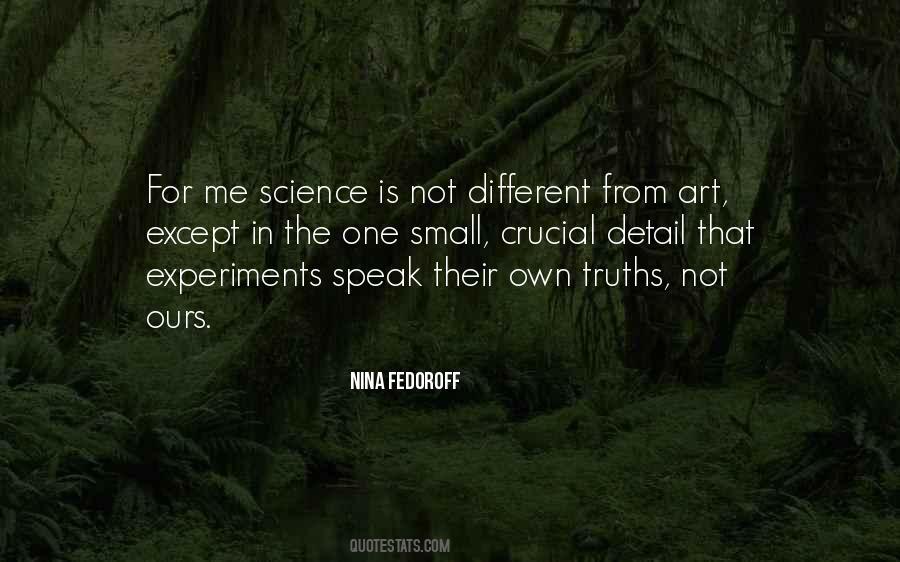 Quotes About Science Experiments #790076