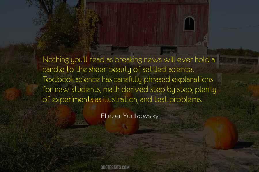 Quotes About Science Experiments #867097
