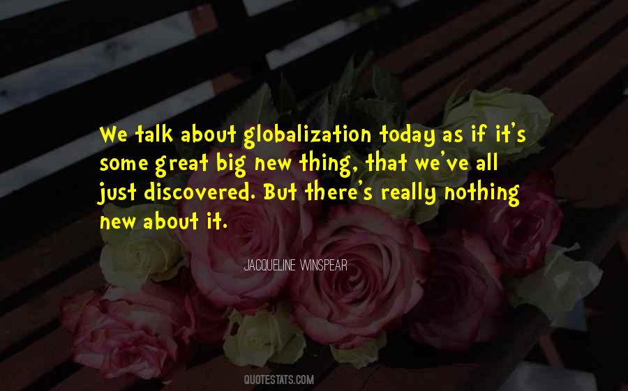 Quotes About Globalization's #1198188