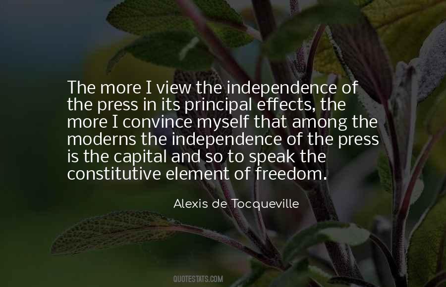 Quotes About Freedom And Independence #12458