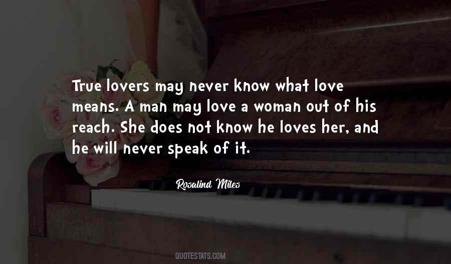 Quotes About True Lovers #1817584