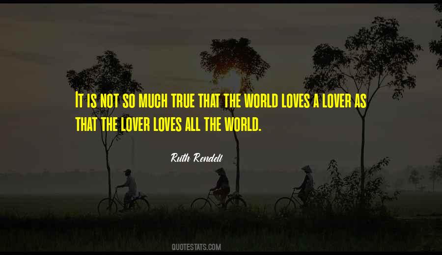 Quotes About True Lovers #195011