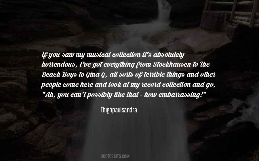 Quotes About Stockhausen #1222777