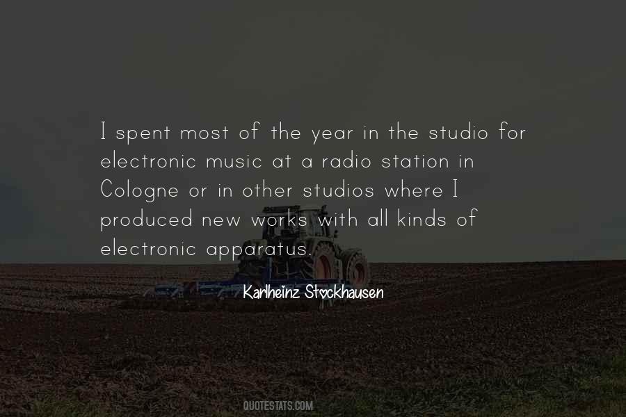 Quotes About Stockhausen #248107
