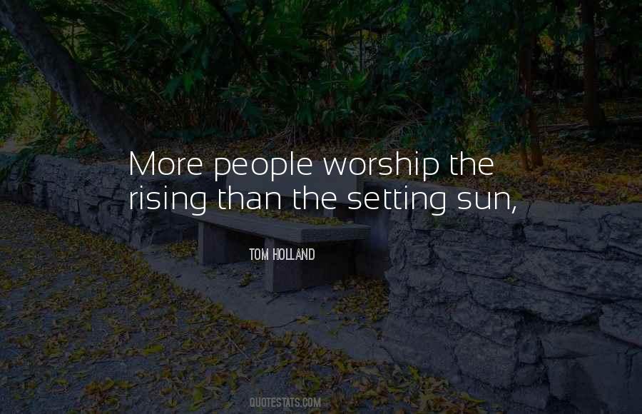 Quotes About The Setting Sun #139175