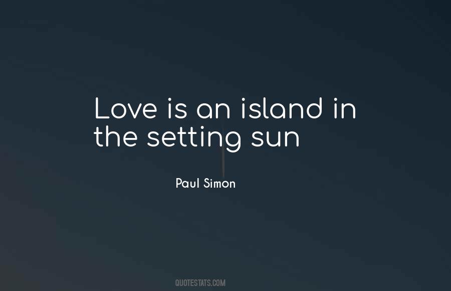 Quotes About The Setting Sun #1528469