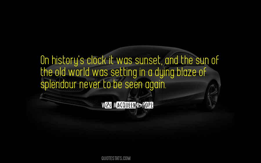 Quotes About The Setting Sun #894146