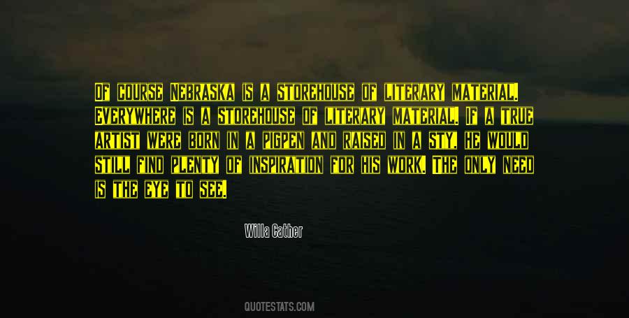 Literary Inspiration Quotes #177214
