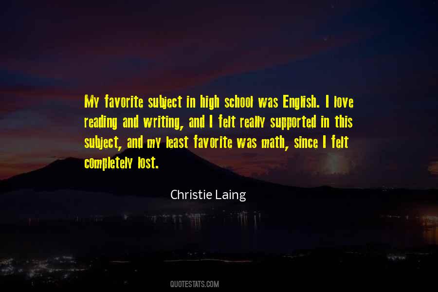 Quotes About English Subject #1258657