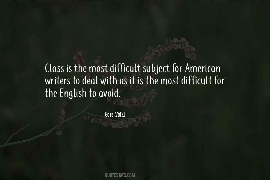 Quotes About English Subject #268104