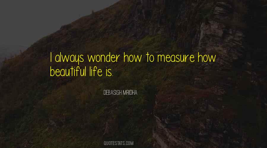 Quotes About How To Measure Life #1020254