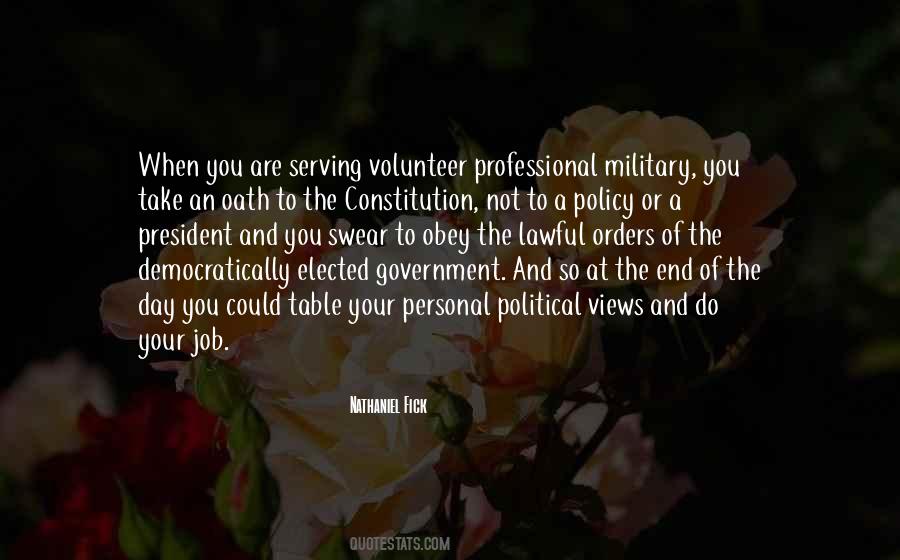 Government Orders Quotes #1259778