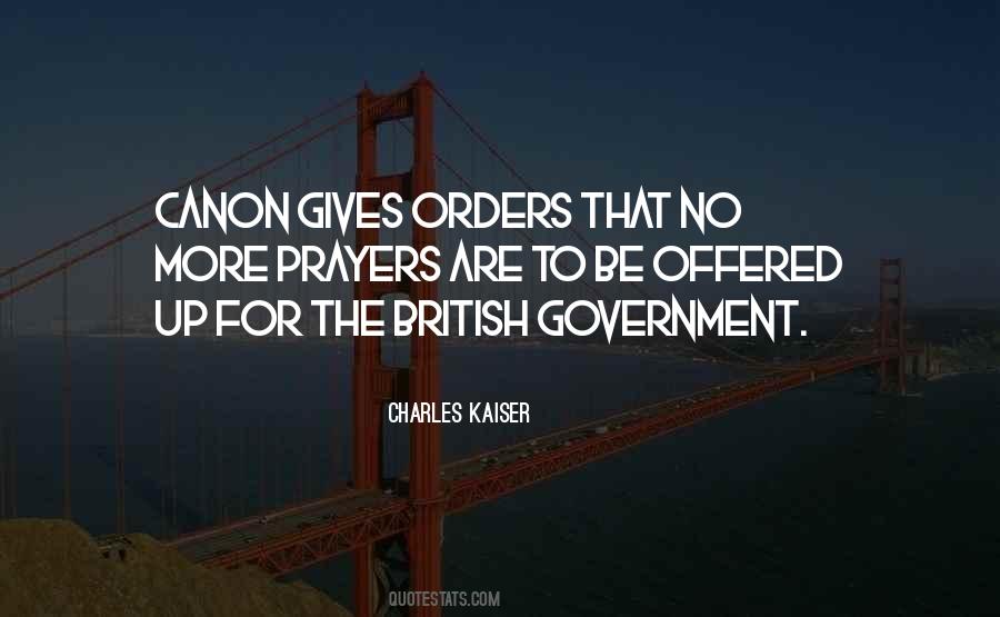 Government Orders Quotes #1807784