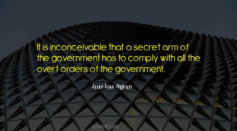 Government Orders Quotes #1851147