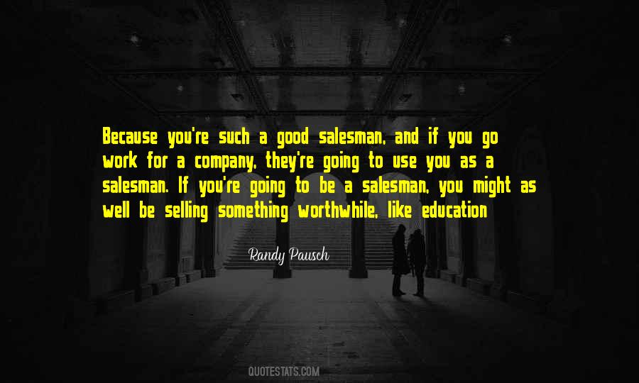 Quotes About Salesman #1505902