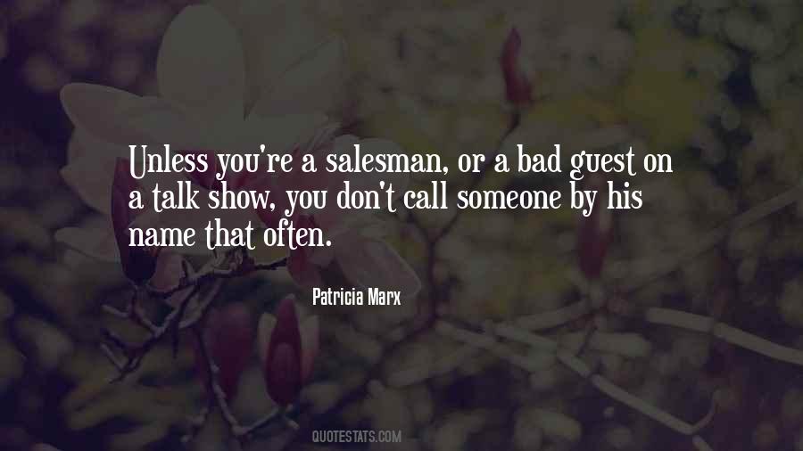 Quotes About Salesman #1630201