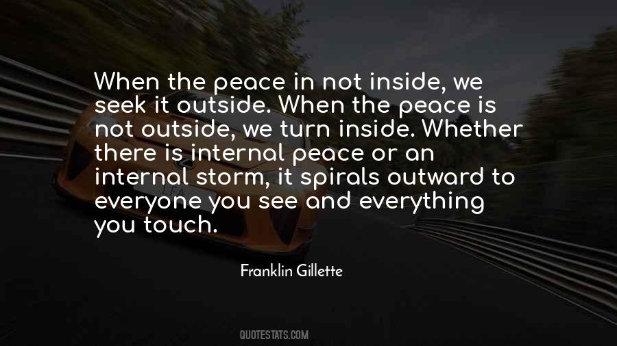 Quotes About Internal Peace #1049847