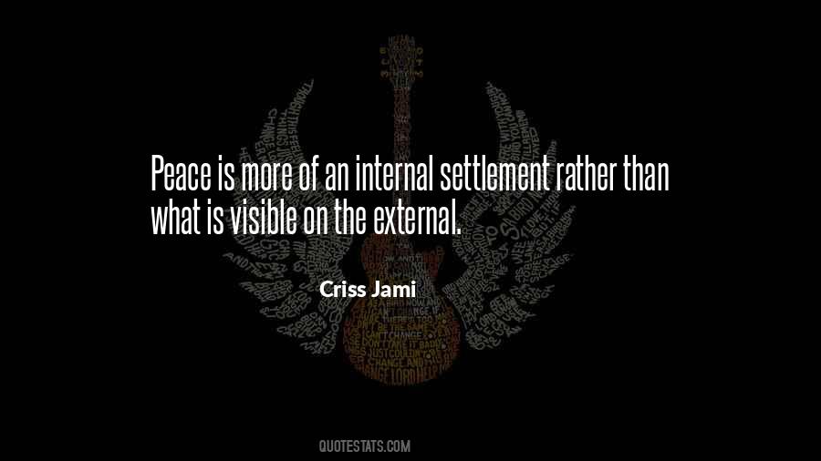 Quotes About Internal Peace #1490857