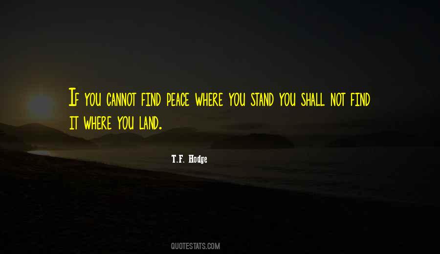 Quotes About Internal Peace #744288