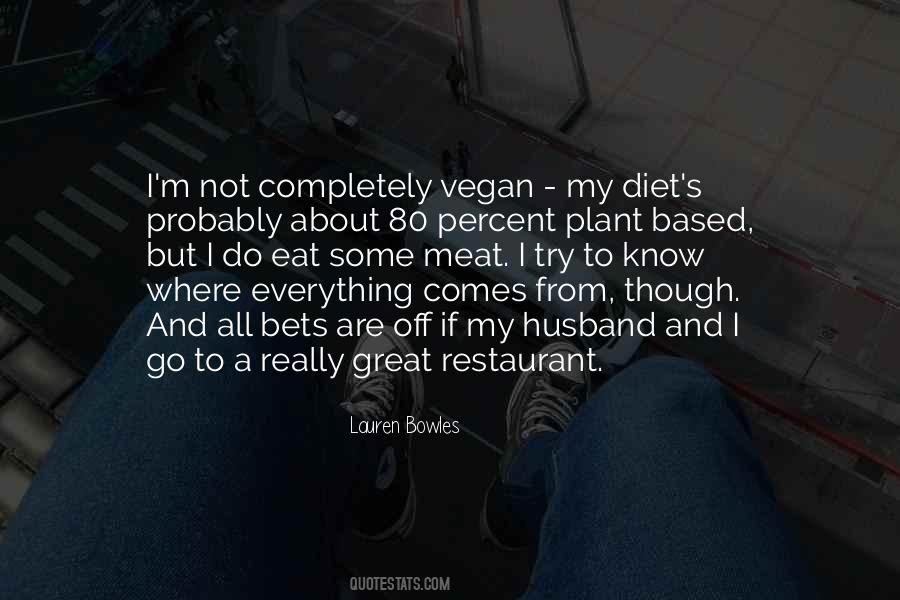 Quotes About Vegan Diet #1644889