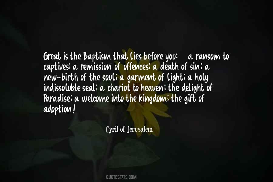 Quotes About Baptism #1783259